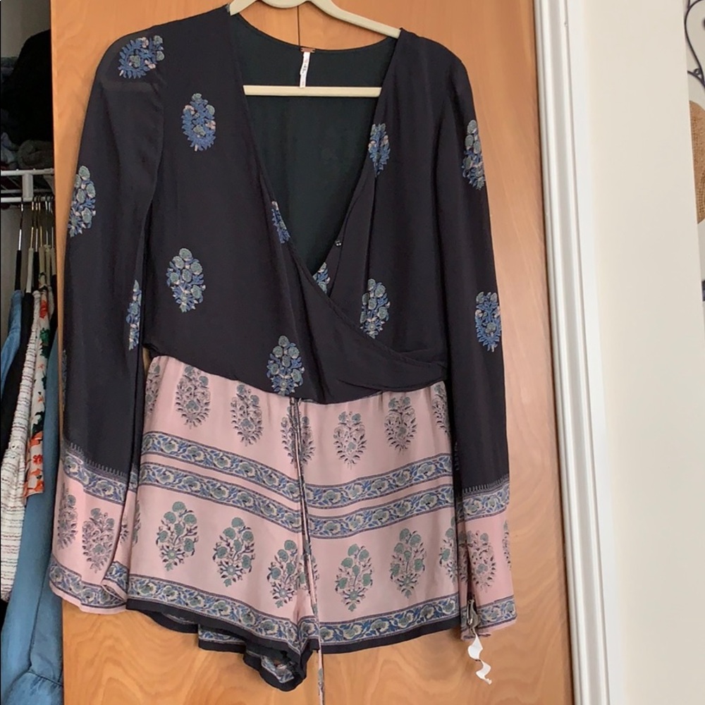 Free People Surplice Romper